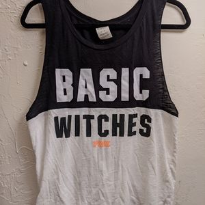 PINK Basic Witches sleeveless tank